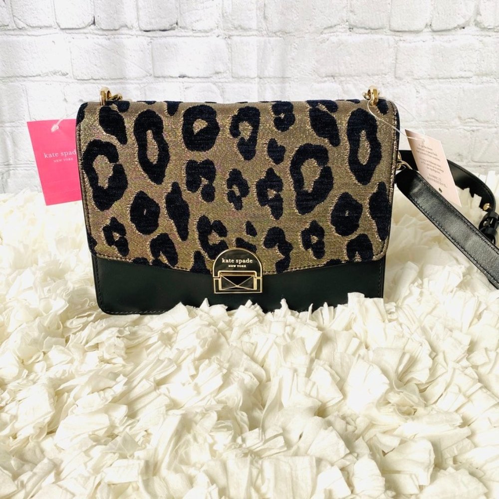 KATE SPADE Convertible Shoulder Ocelot crossbody